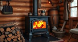 top cabin wood stoves