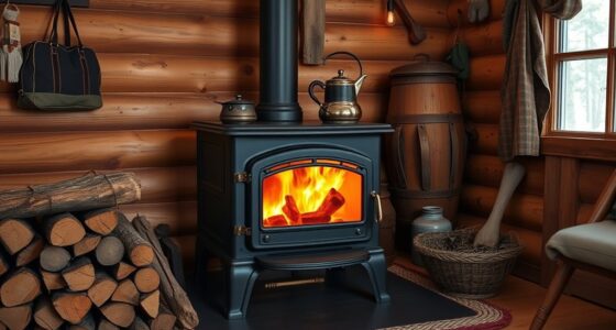 top cabin wood stoves