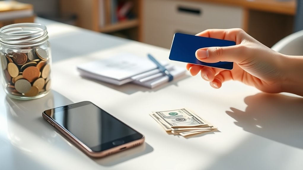 use cash or debit