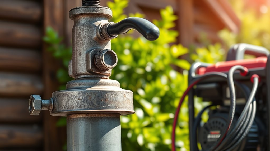 use generator for backup