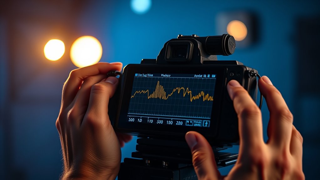 use histogram and waveform