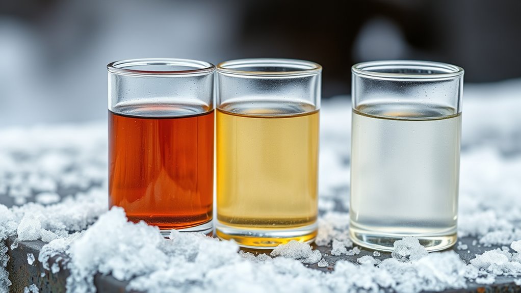 use synthetic cold weather oil