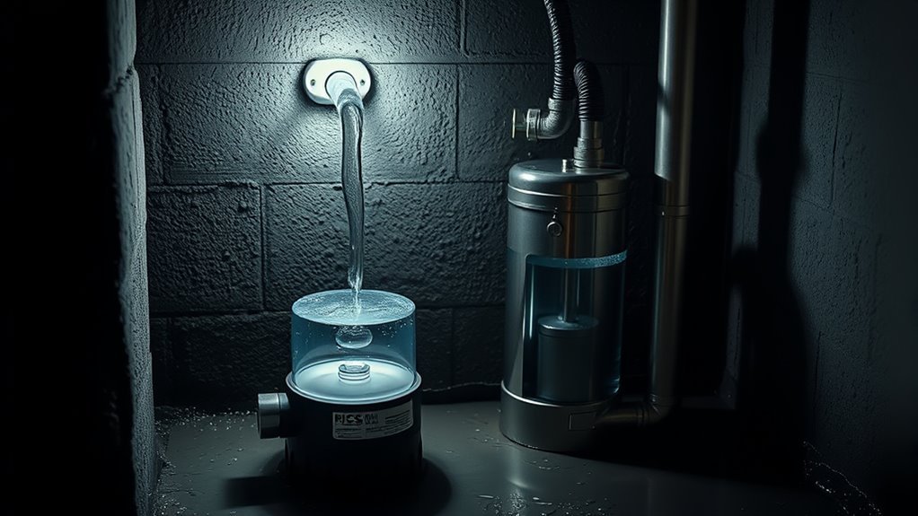 water powered backup sump pumps