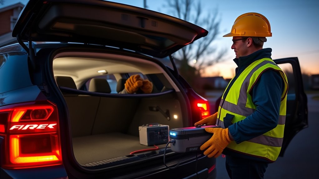 How to Use Your Vehicle for Emergency Power—Safely 8 wear insulated gloves and goggles