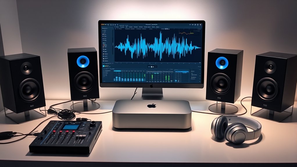 audio production mac studio factors
