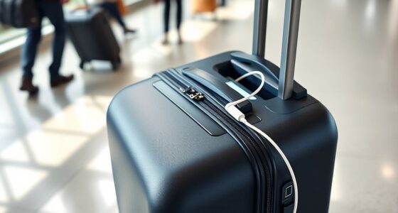 carry on luggage with usb