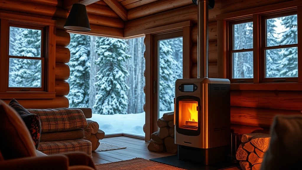choosing efficient off grid pellet stoves