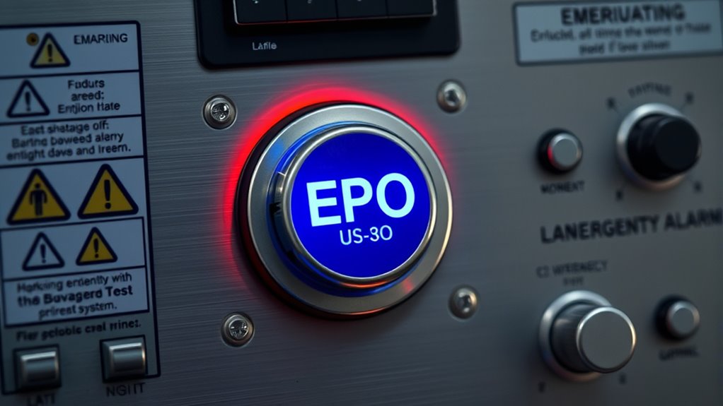 emergency power shutdown controls