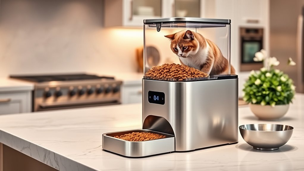 key features for pet feeders