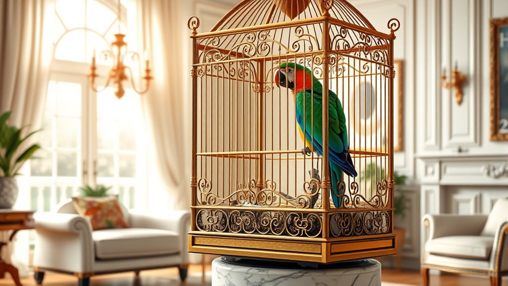 luxury bird cages selection