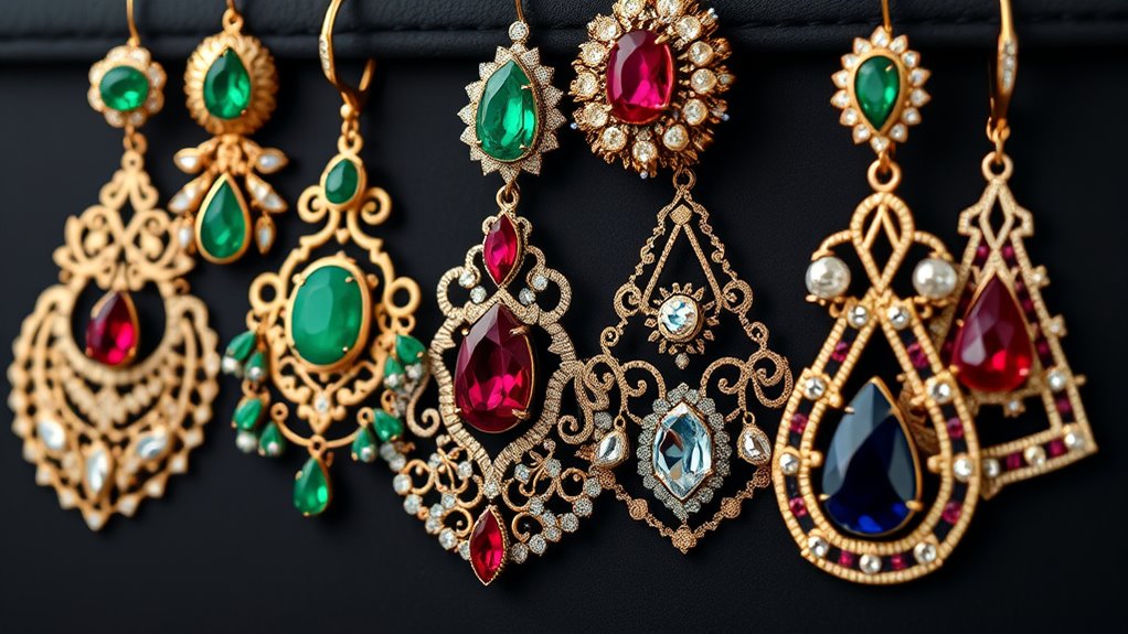 luxury bold earring collections