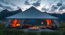 luxury camping tent options