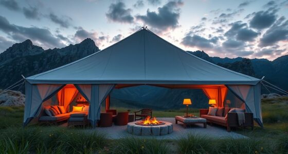 luxury camping tent options