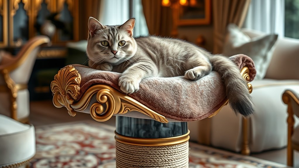 luxury cat scratching posts