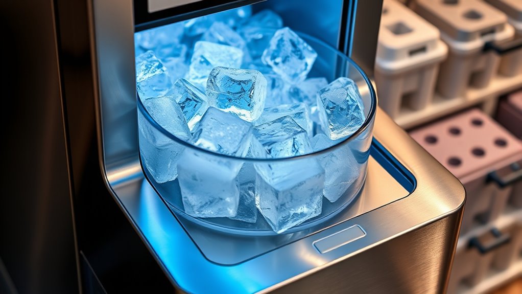 luxury ice machine features
