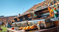 luxury tailgate grilling equipment