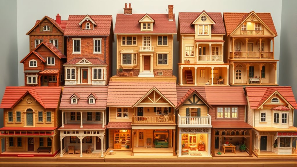 luxury wooden dollhouses