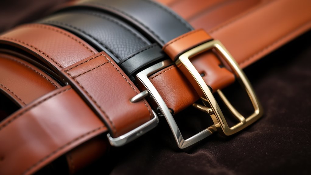 premium men s leather belt collection