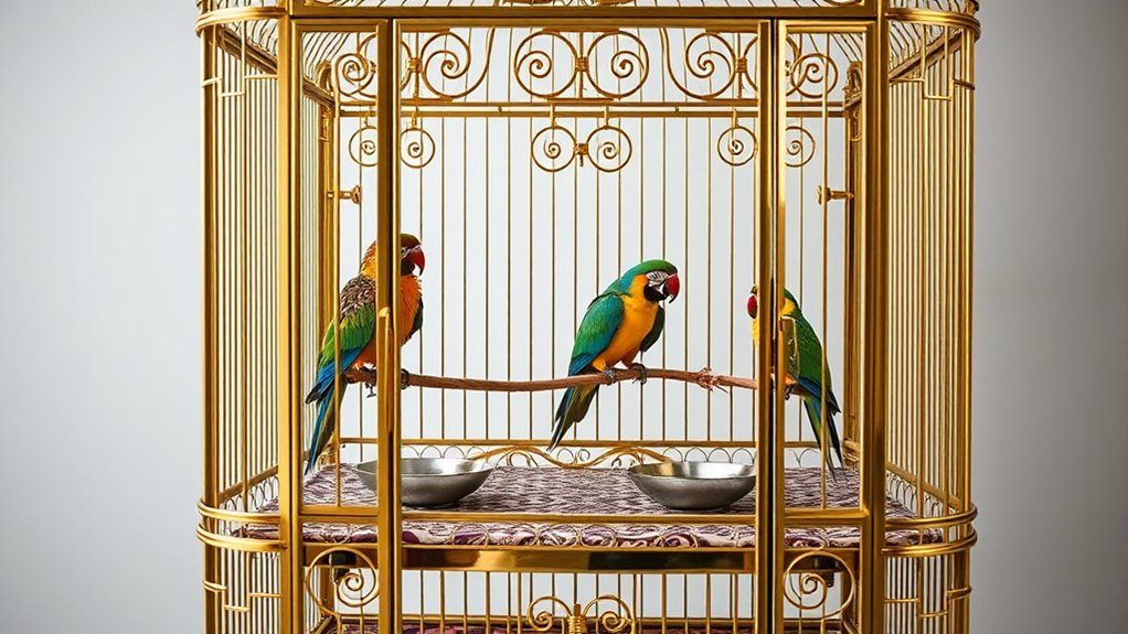 safe spacious accessible cage
