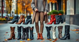 stylish fall ankle boots