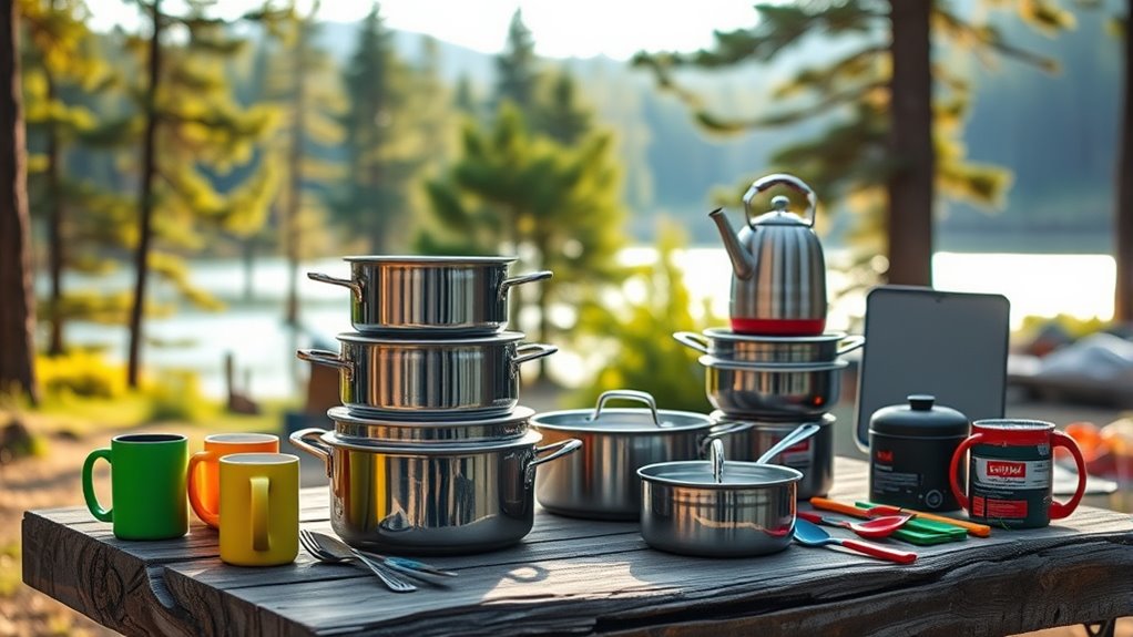top camping cookware sets