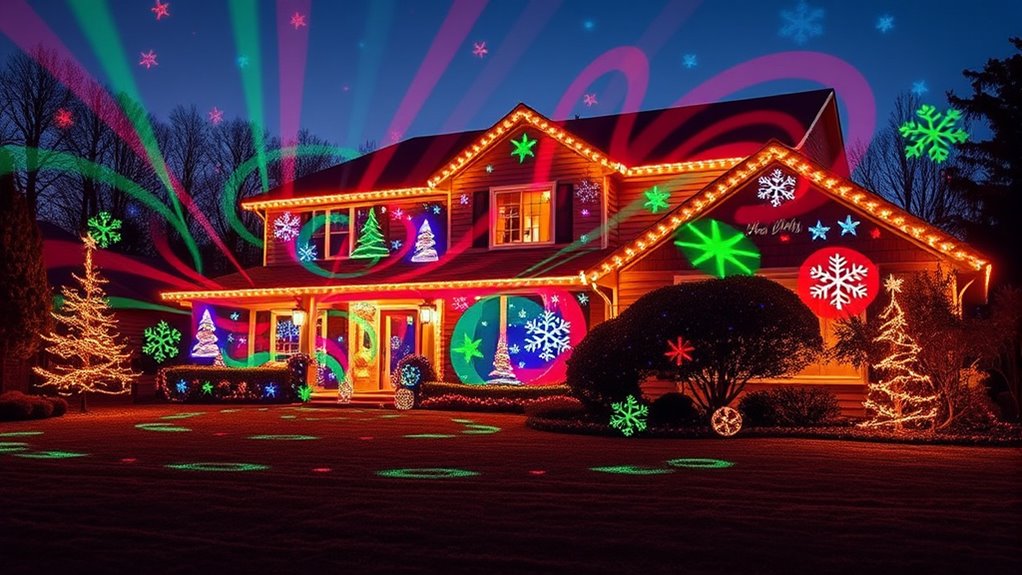 top outdoor holiday light projectors