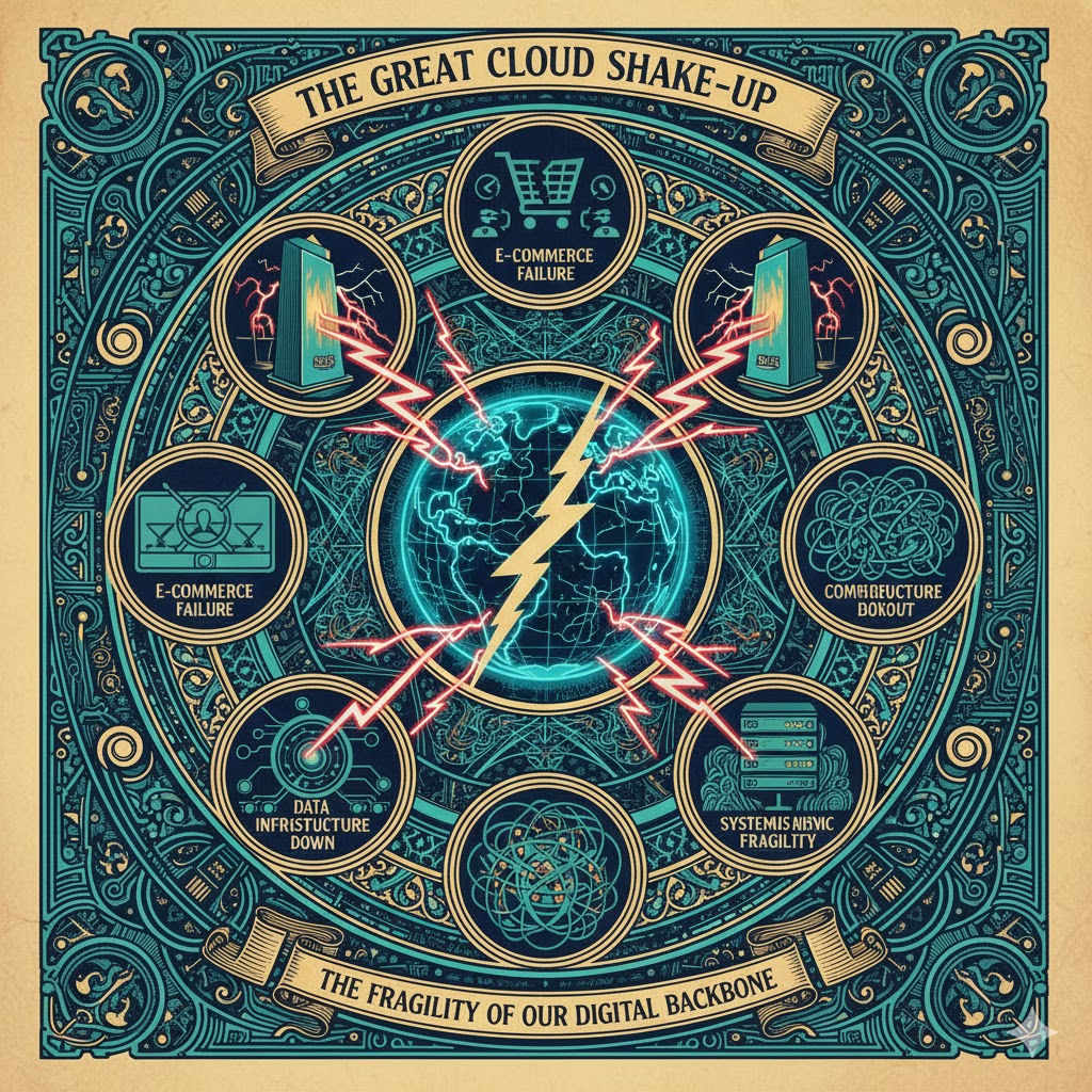 The Great Cloud Shake Up AWS and Microsoft Azure Outages Expose the Fragility of Our Digital Backbone