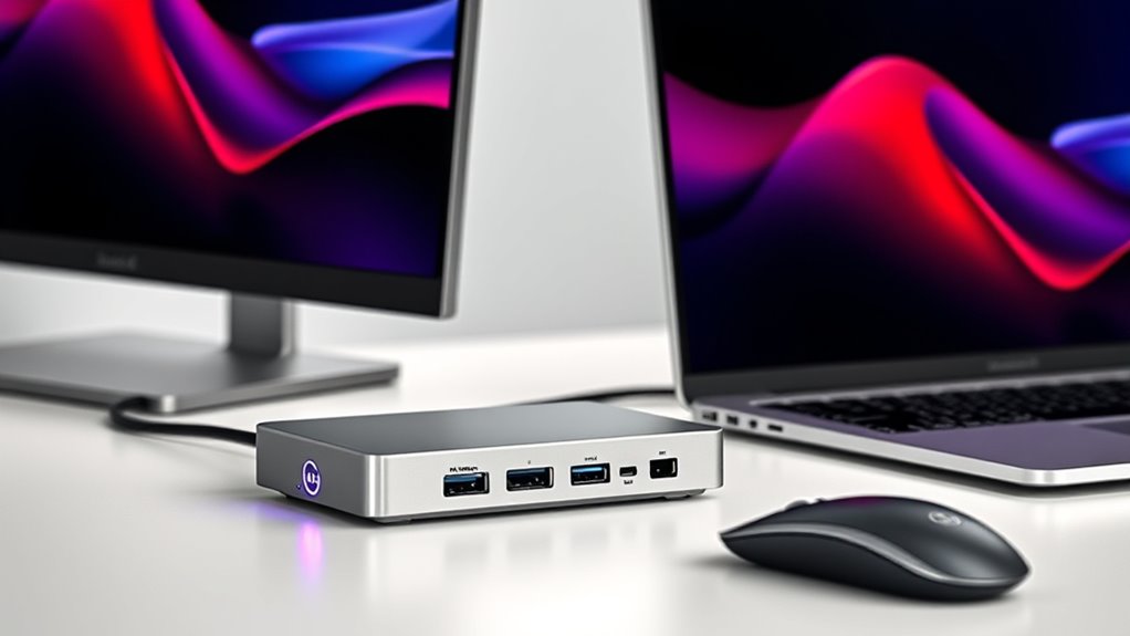 dual 4k usb c docks