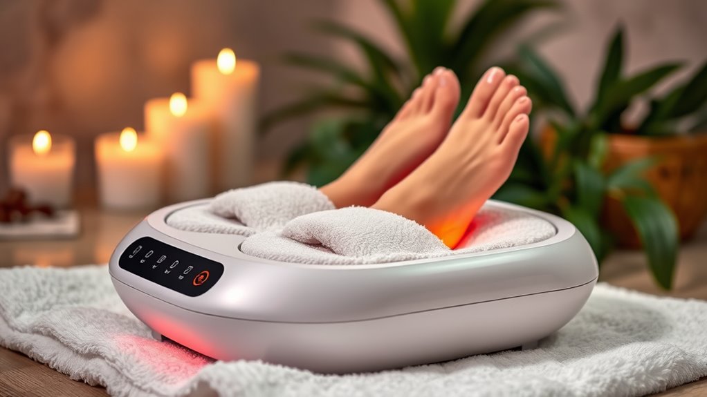 heated foot massager features