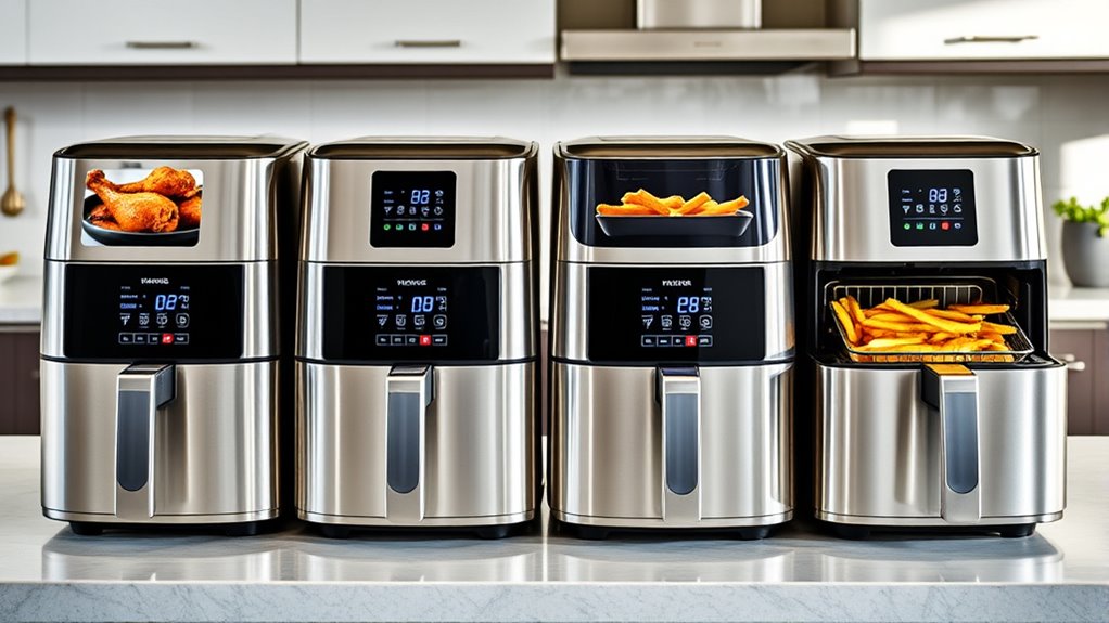 large family air fryers