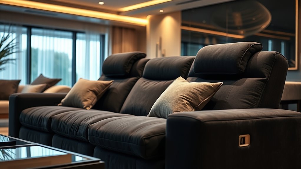 luxury reclining sofa options