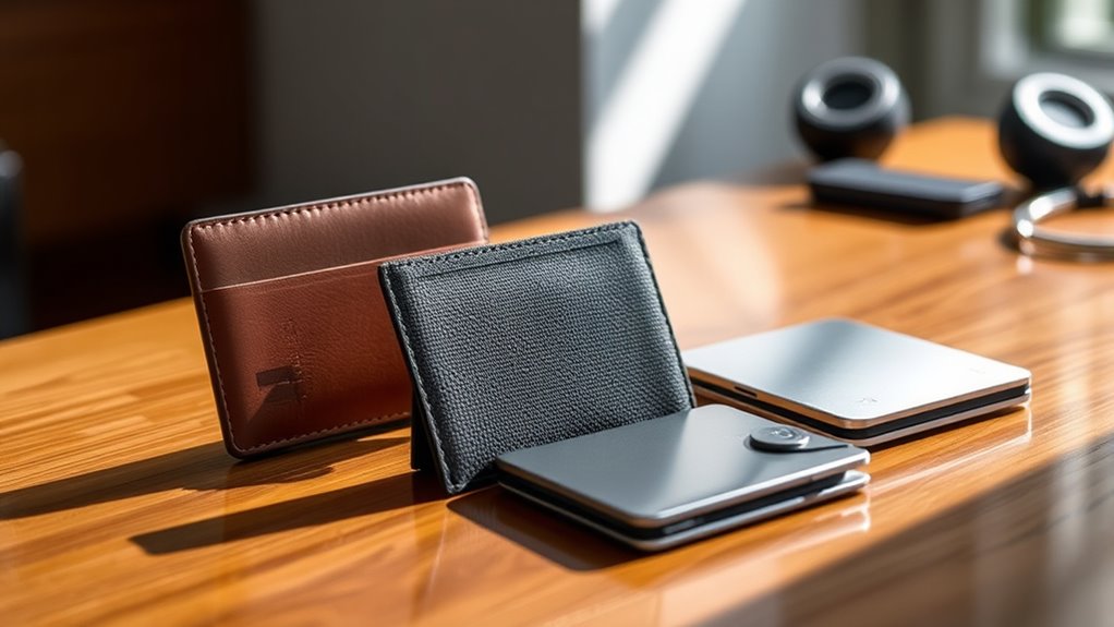 secure compact card holder