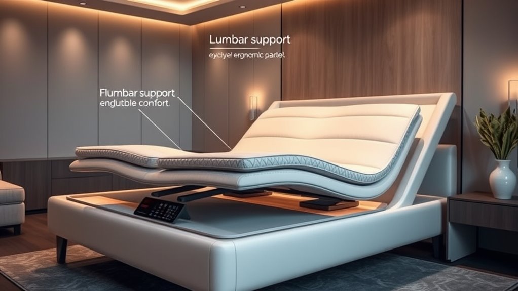 smart adjustable bed features
