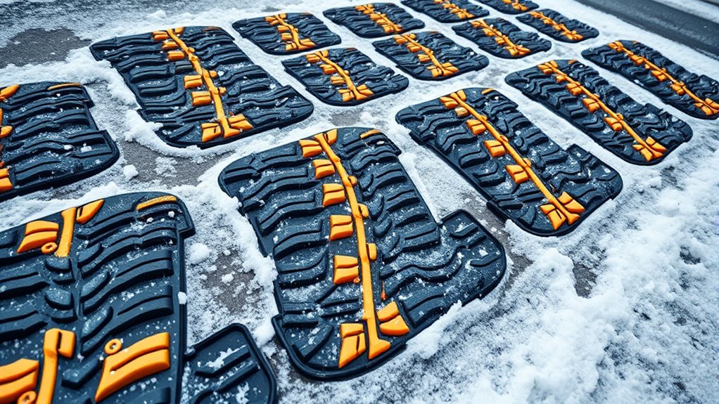 snow car traction mats