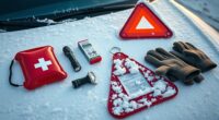 snow travel emergency kits