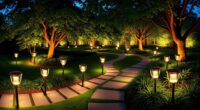 solar powered motion sensor lights