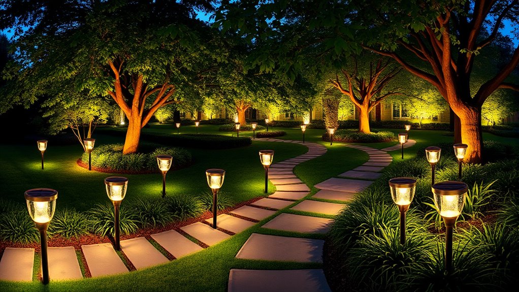 solar powered motion sensor lights