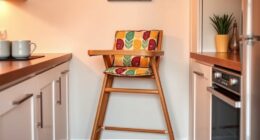 space saving fold flat high chairs
