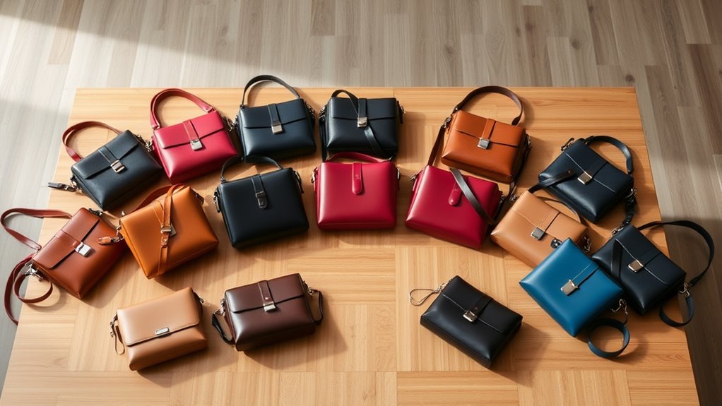 stylish rfid blocking crossbody bags