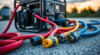 top generator power cords