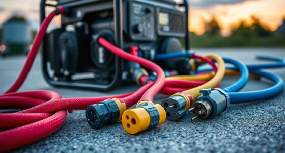 top generator power cords