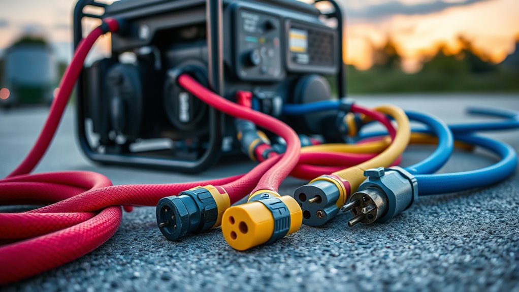 top generator power cords