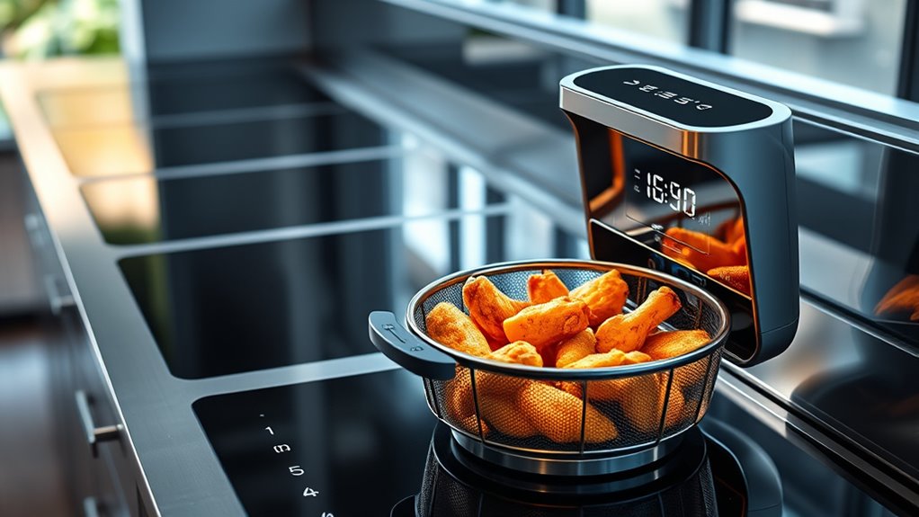 top induction air fry ranges