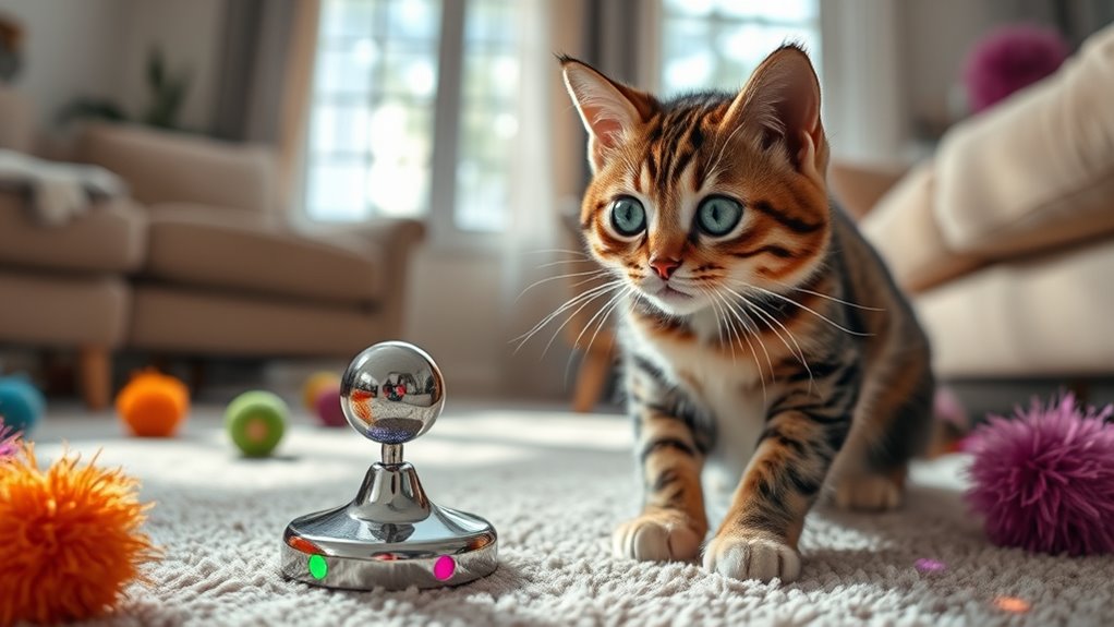 top motion activated cat toys