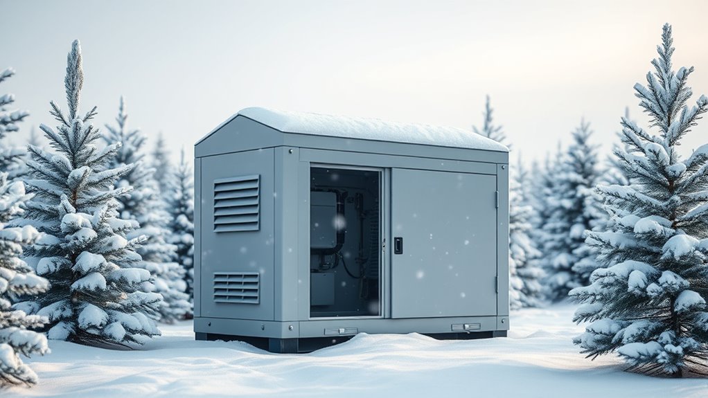 top snow resistant generator enclosures