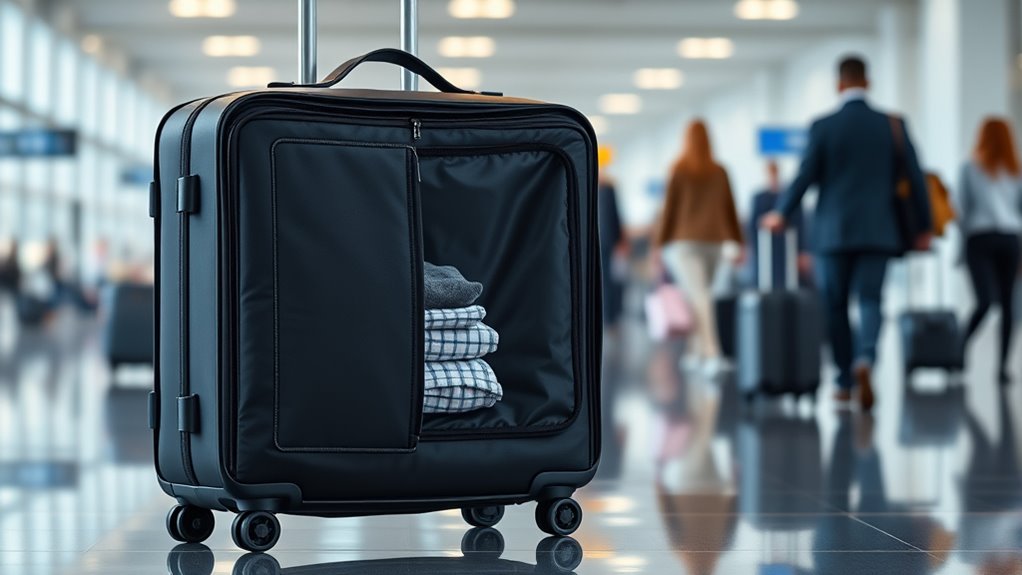 travel garment bags with wheels