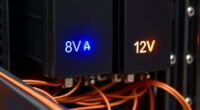 voltage comparison for servers