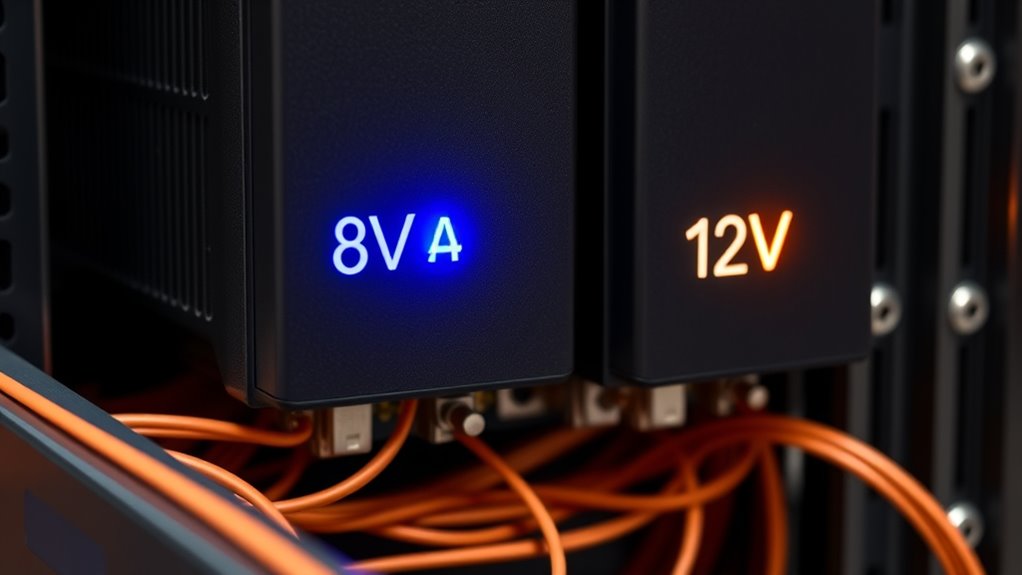 voltage comparison for servers