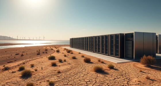 water stressed data center siting