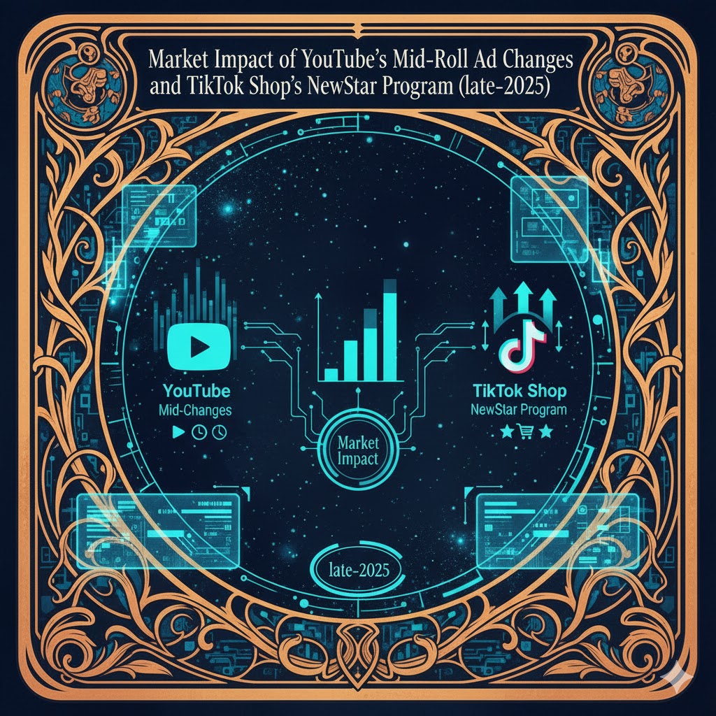 Market Impact of YouTubes Mid‑Roll Ad Changes and TikTok Shops NewStar Program late‑2025